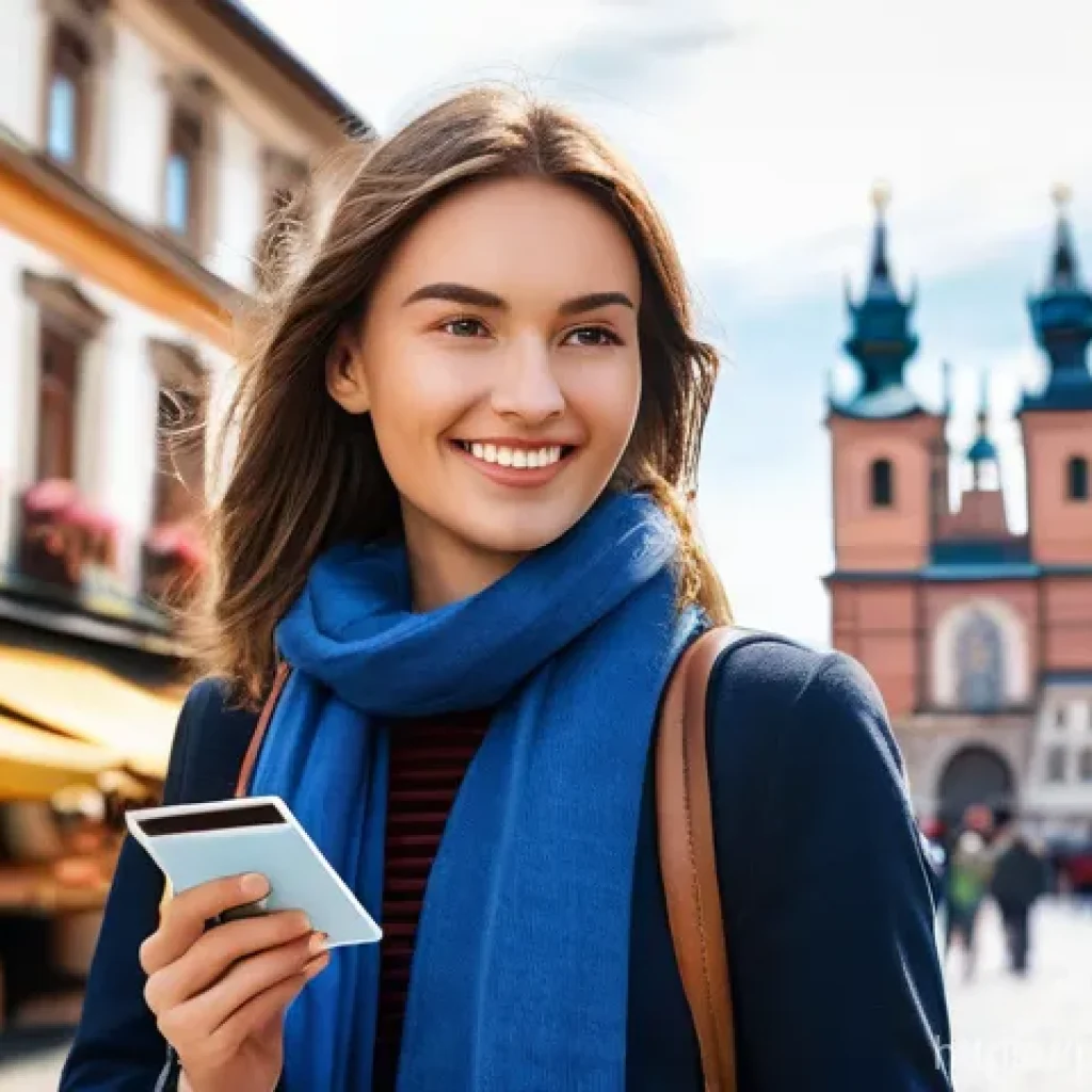 체크카드 추천 목록 - **The Savvy Traveler**
    A young adult, dressed in smart casual travel clothes suitable for autumn...