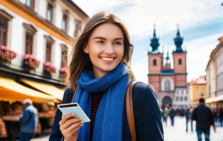 체크카드 추천 목록 - **The Savvy Traveler**
    A young adult, dressed in smart casual travel clothes suitable for autumn...